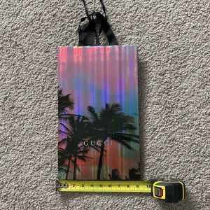 Gucci Holographic Holiday Shopping Bag